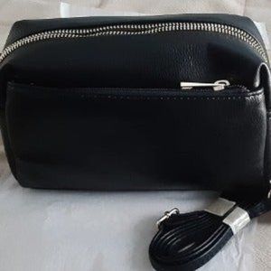 Triple Zip Small Crossbody Bag For Women